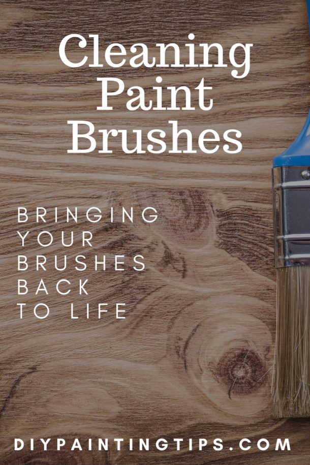 How To Clean Paint Brushes - DIY Painting Tips