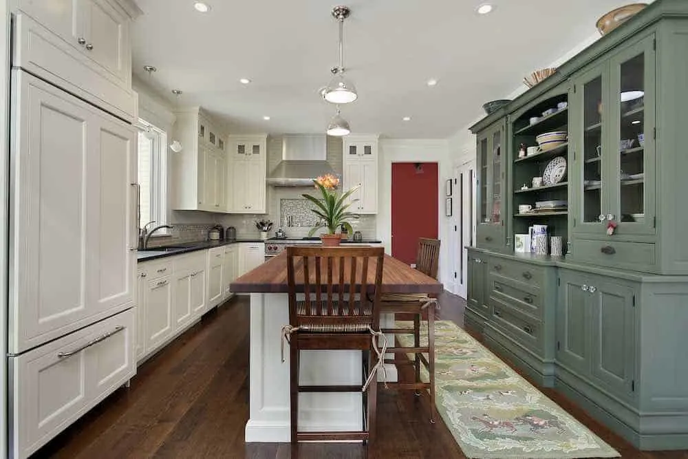How To Paint Kitchen Cabinets Like A Pro 3 Two Toned Painted Kitchen Cabinets
