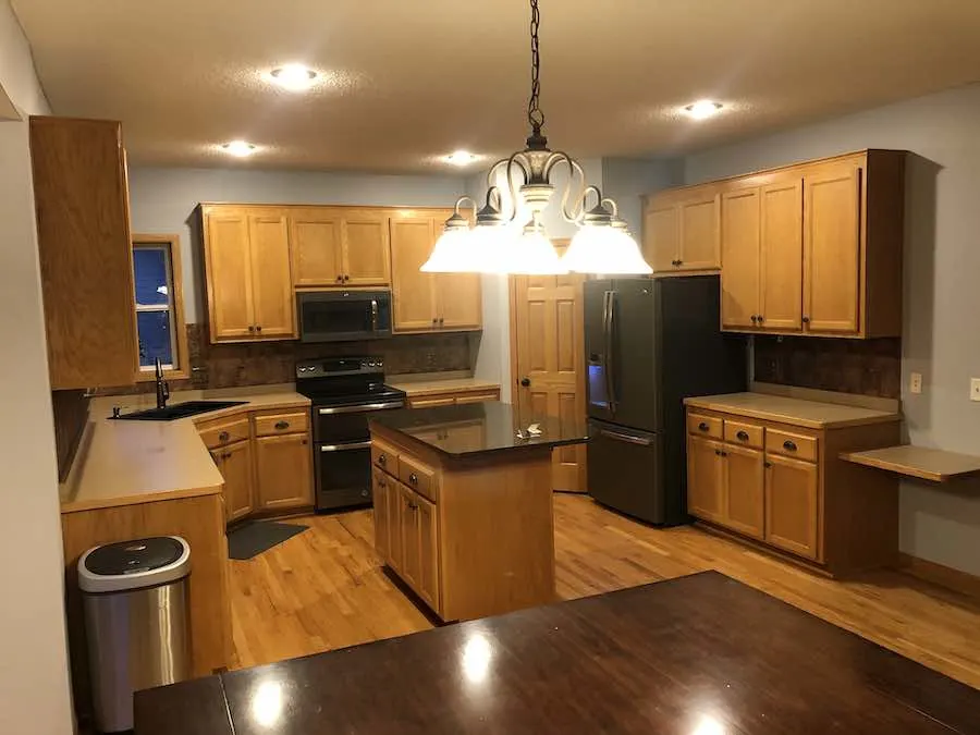 How Much Does It Cost To Paint Kitchen Cabinets 2 How much does it cost to paint kitchen cabinets? Oak Kitchen Cabinets