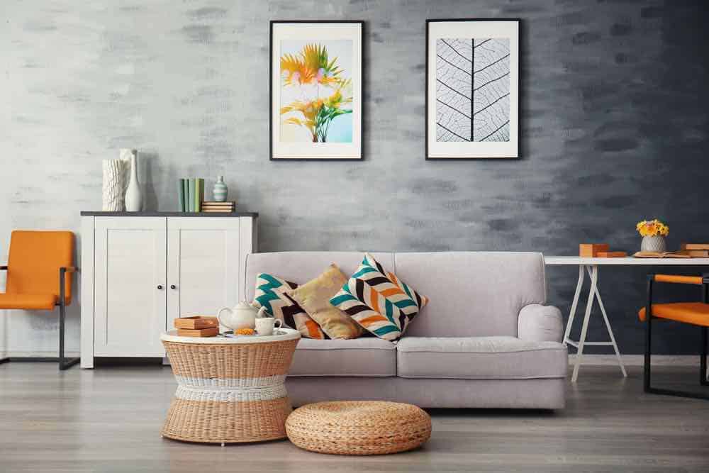 7 Charming Wall Painting Ideas For Living Room | Design Cafe