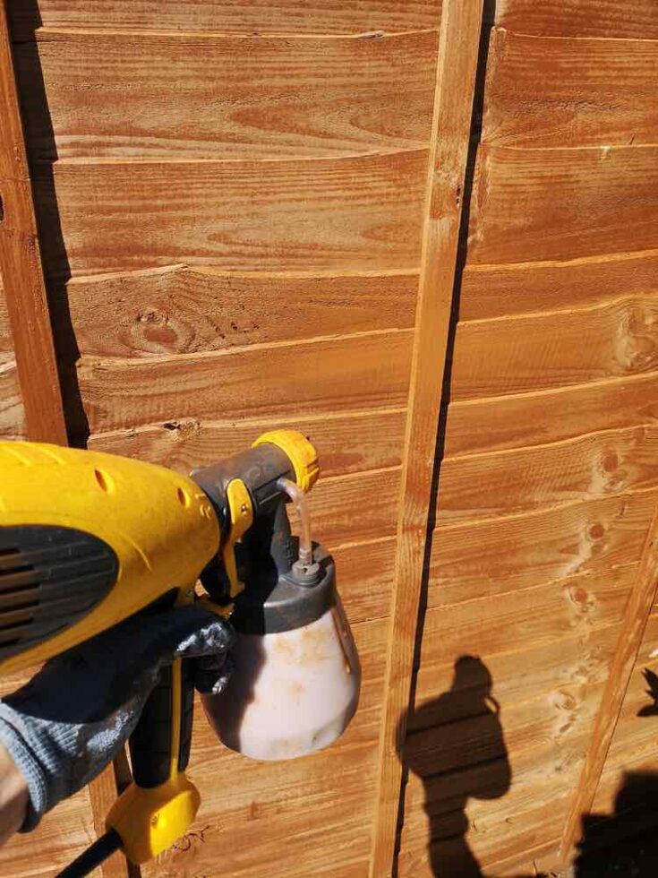 How to stain a fence DIY Painting Tips