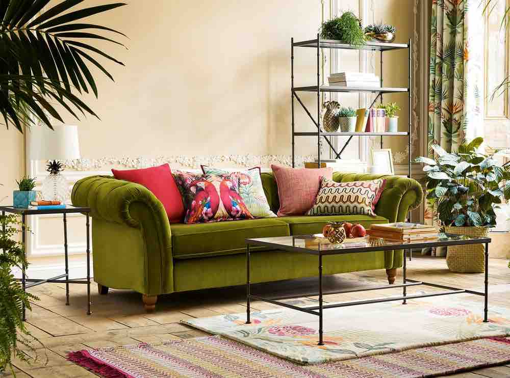 The best living room paint colors have to include sunny yellow for cheerful living spaces. 