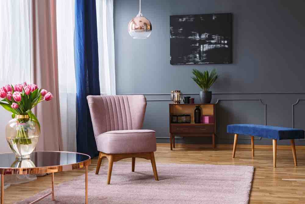 When you love a color, but not the intensity, look for less saturated hue to find the best living room paint colors for you. 