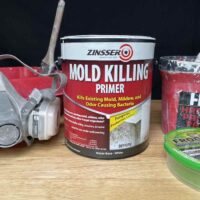 Zinsser Mold Killing Primer and Tools