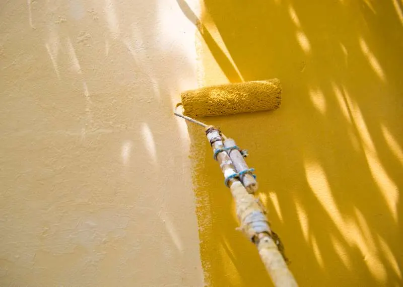 Best Exterior Paint for Stucco: A Complete Guide 6 Painting Stucco with a Paint Roller