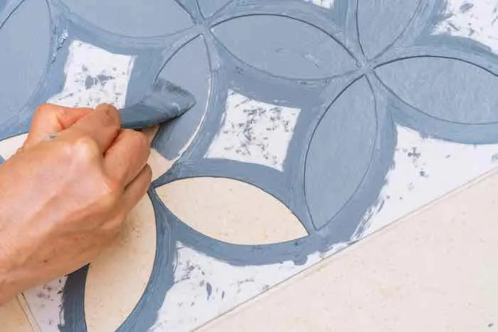 21 Painted Kitchen Cabinet Ideas To Inspire You 2 Stencil Painting
