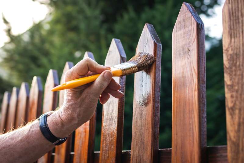 Choose The Right Stain for fence spray