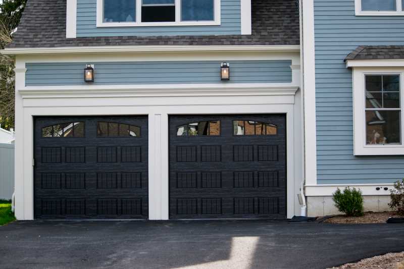 Painted Garage Door 