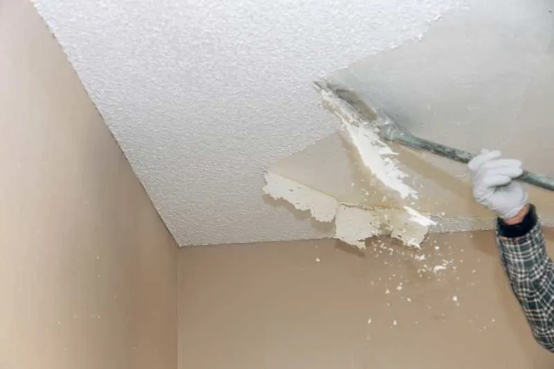 How To Remove Popcorn Ceiling Texture - The Best Method 1 How To Remove Popcorn Ceiling Texture