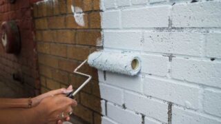 How to paint brick