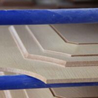 Cabinet door drying rack