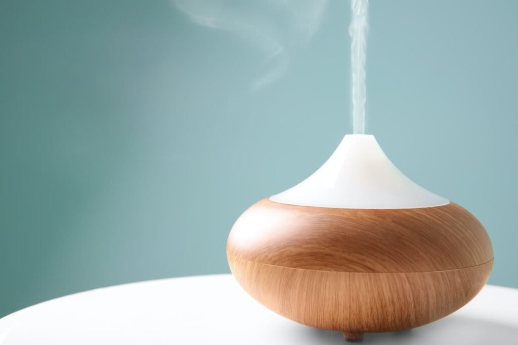 How to Get the Paint Smell Out of a Room 9 An essential oil diffuser.