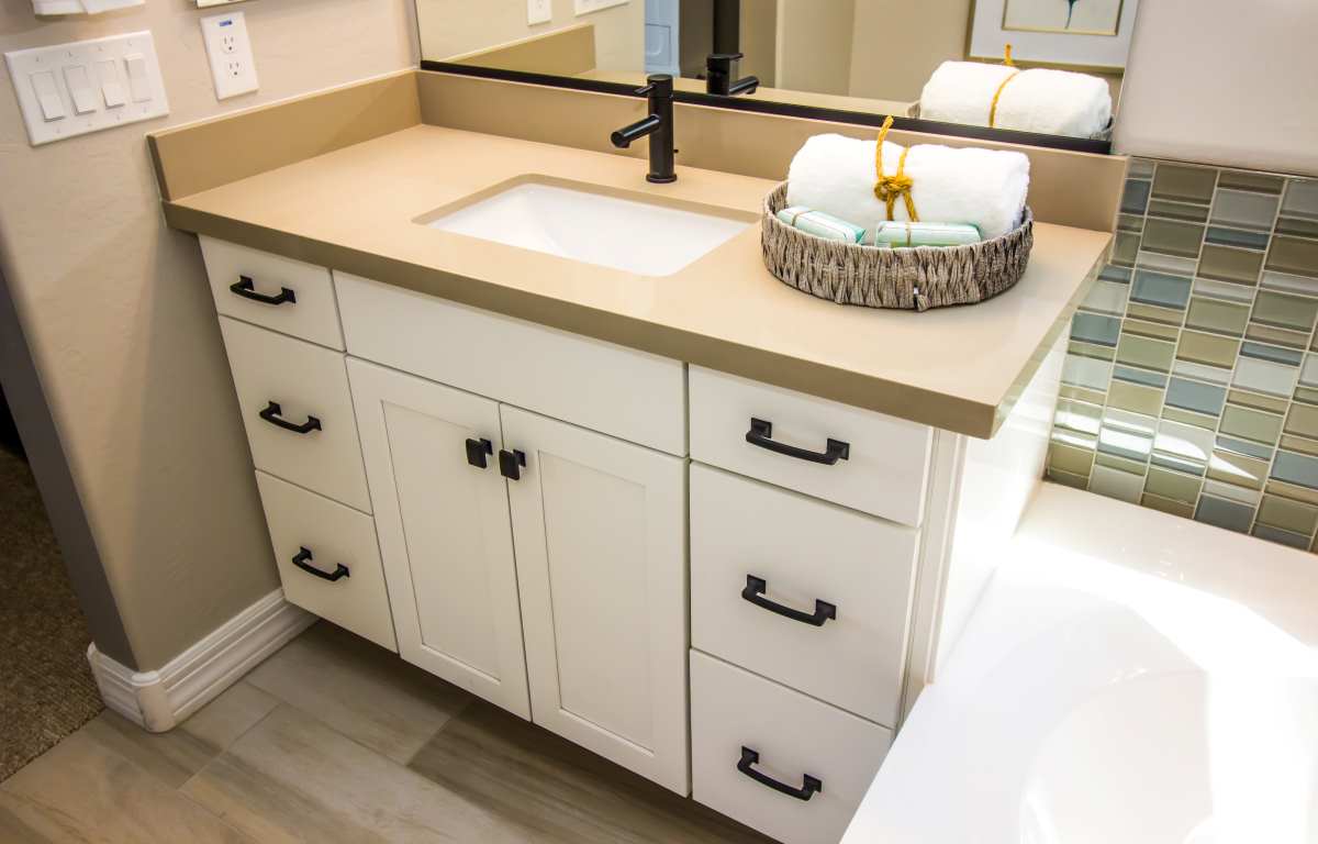 Replacing a Bathroom Vanity Step By Step Instructions DIY Painting Tips